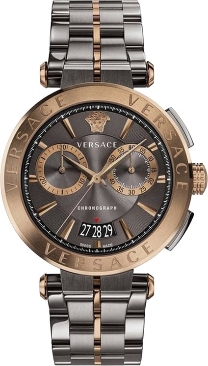 Versace VE1D00619 Aion heren horloge 45 mm Gray