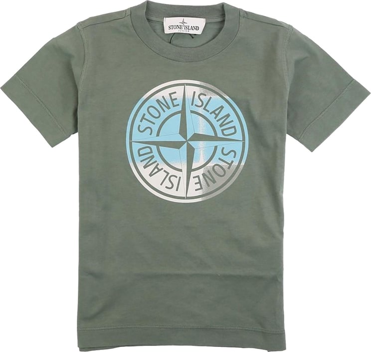 Stone Island Junior T Shirt Musk Groen