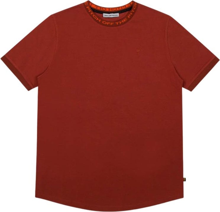 OFF THE PITCH The Solar Slimfit Tee Rood