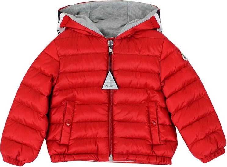 Moncler Red Newborn Jacket Rood