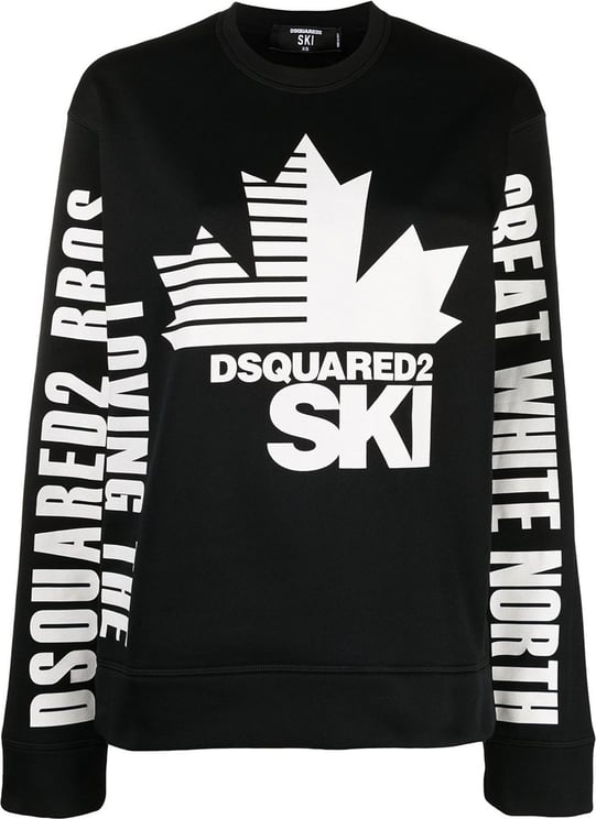 Dsquared2 Ski Logo Sweatshirt Zwart
