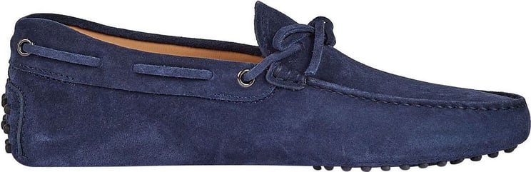 Tod's New Lacetto Navy Blue Mocassins Blauw
