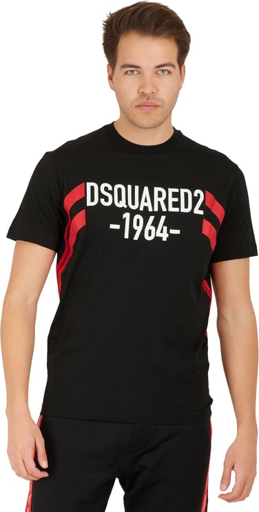 Dsquared2 T-shirt zwart Zwart