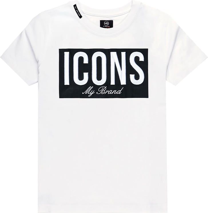 My Brand Icons Frame T-Shirt White Wit