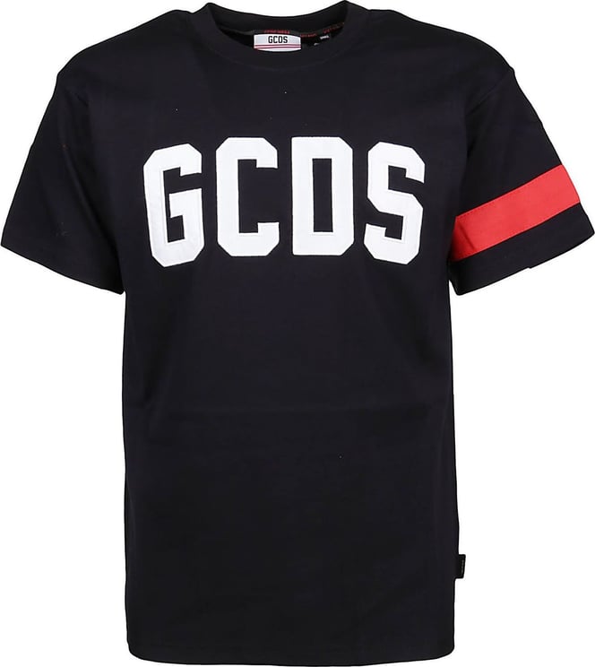 GCDS Logo Regular T-shirt Black Black