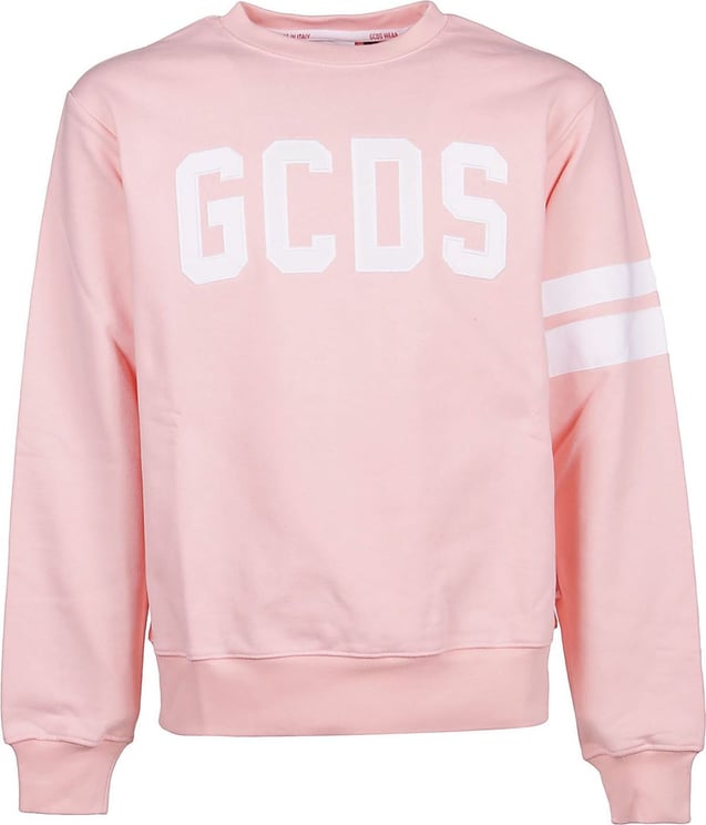 GCDS Logo Regular Sweatshirt Pink & Purple Roze