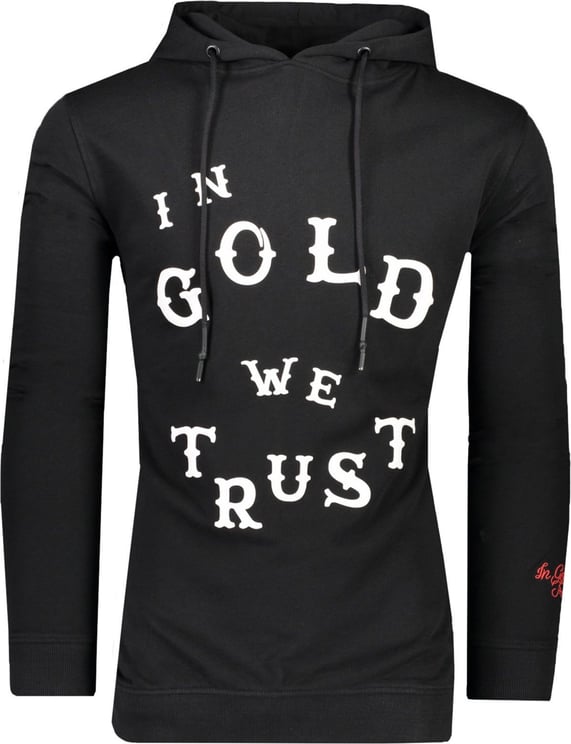 In Gold We Trust Sweater Zwart Zwart