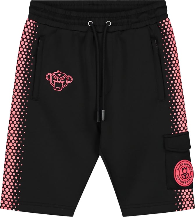 Jr Hexagon Short Black/Pink
