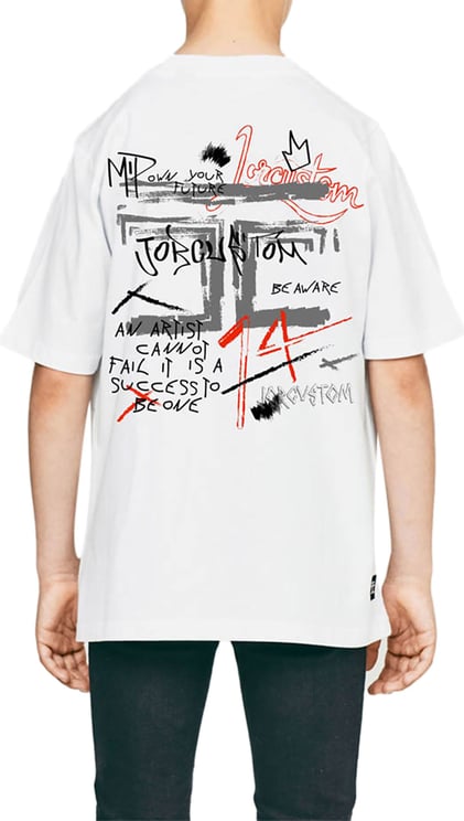 JorCustom Artist Kids T-Shirt White Wit