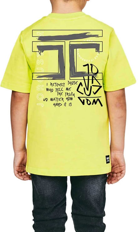 JorCustom Truth Kids T-Shirt Lime Groen