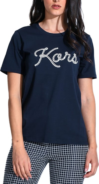 Michael Kors T-shirts And Polos Blue Blauw