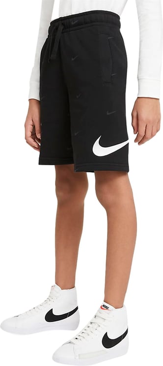 Nike Sportswear Swoosh Short Jongens Zwart Zwart