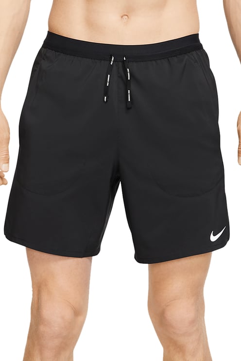 Nike Flex Stride Hardloopshorts Heren Zwart Zwart