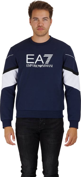 EA7 Sweatshirt blauw Blauw