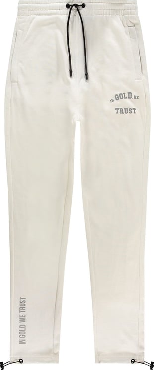 In Gold We Trust Reflective Jogger White Wit
