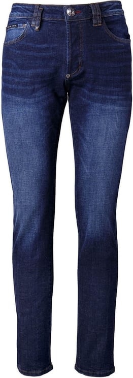 Heren Kleding voor voor Jeans voor Skinny jeans Philipp Plein Denim Straight Jeans in het Blauw voor heren 