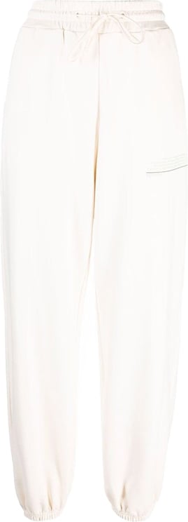 MSGM Trousers Cream White White
