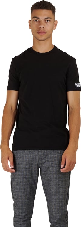 Dsquared2 Round neck t-shirt Zwart