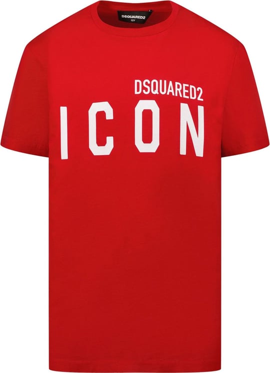 Dsquared2 Dsquared2 DQ048S kinder t-shirt rood Rood