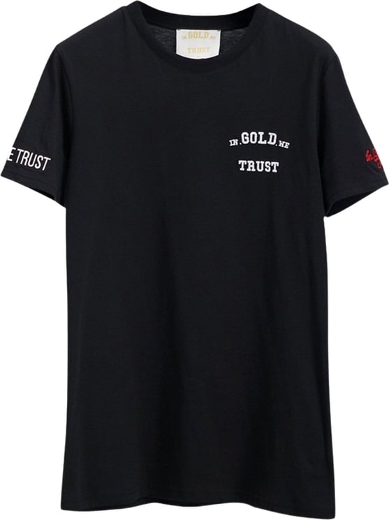 In Gold We Trust The Pusha T-Shirt Zwart
