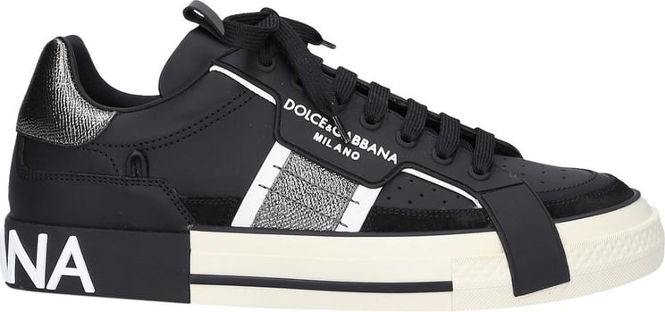 Dolce & Gabbana Sneakers Black Portofino Light Cavallino Zwart
