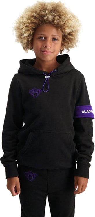 Black Bananas Jr Command Hoody | Black/Purple Zwart