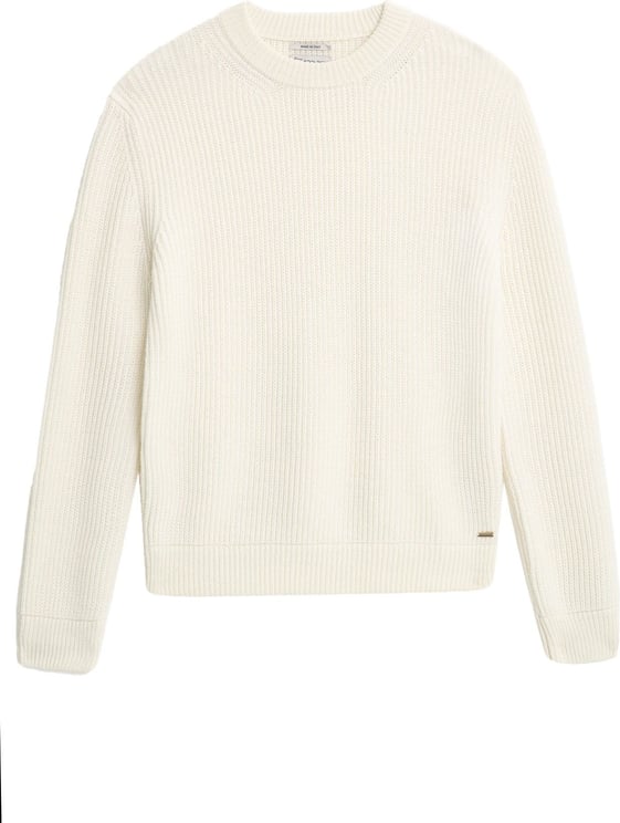 Merino Wool Crewneck Sweater Ivory