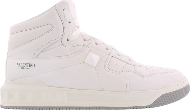 Valentino Mid-Top Sneaker Wit
