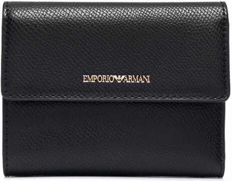 Emporio Armani Black Small Wallet Black Zwart