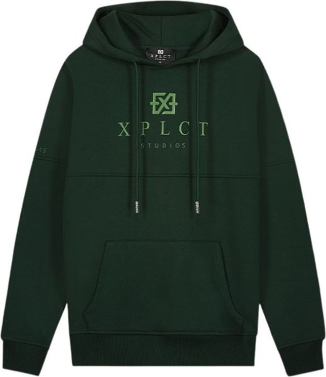 XPLCT Studios Brand Hoodie Green-Green Groen
