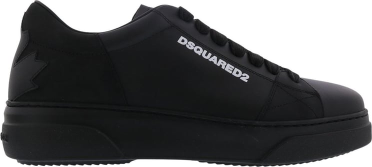Dsquared2 Lace-Up Low Top Sneake Zwart