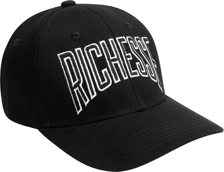 Richesse Logo Line Black Cap Zwart