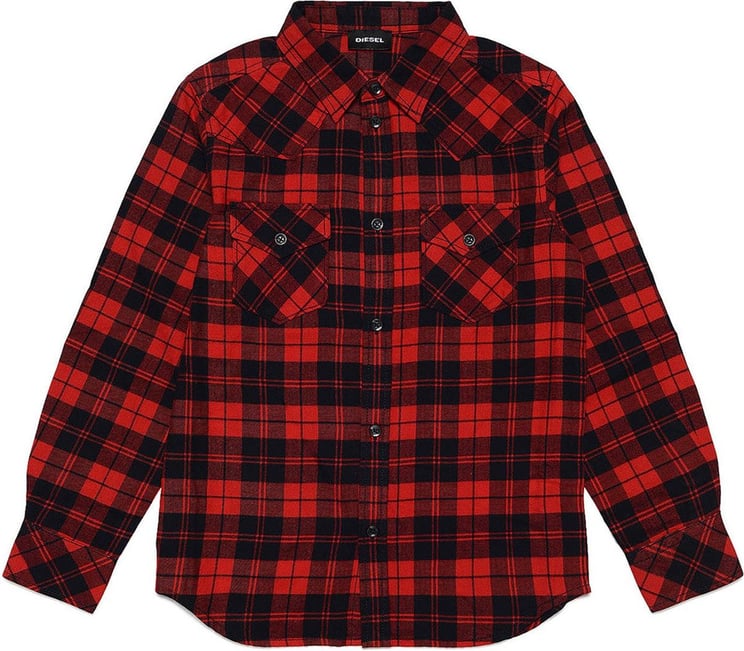 Diesel Shirts Red Rood