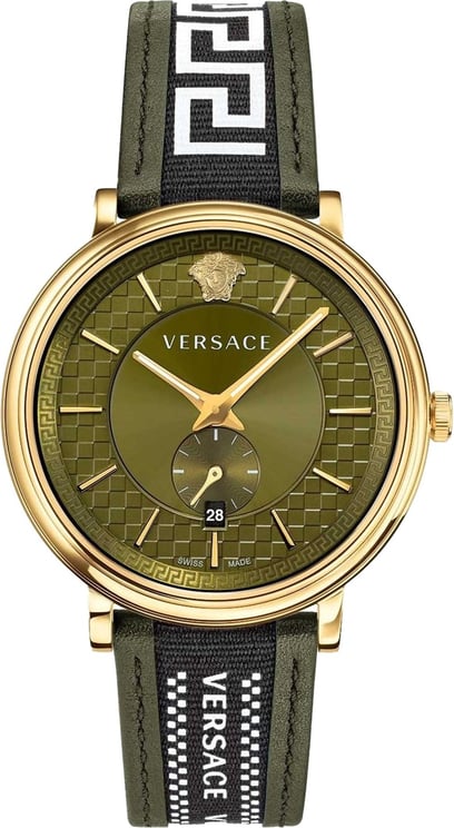 Versace VEBQ01519 V-Circle heren horloge 42 mm Zwart