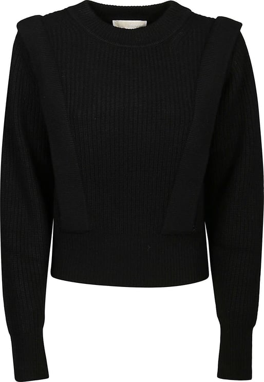 Michael Kors Crop Shaker Sweater Black Black