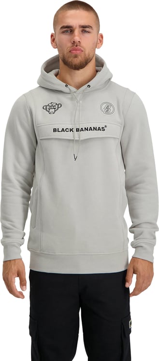 Black Bananas Anorak Legacy Hoody Grey Grijs