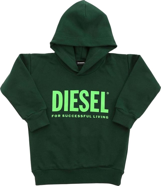 Diesel SDivision LogoX Hoodie Groen Groen