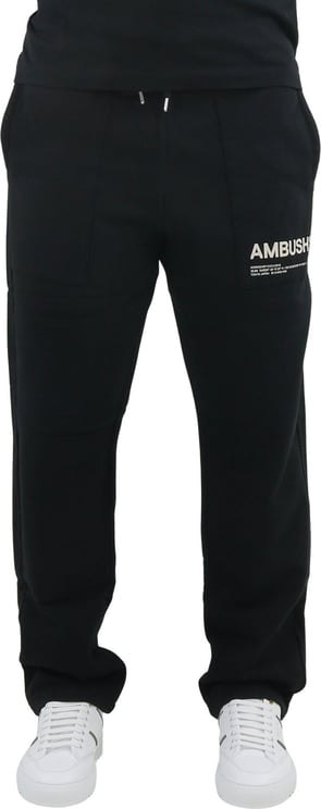 AMBUSH Fleece Workshop Pants Black Wh Zwart