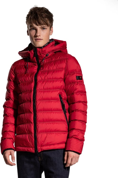 Peuterey Superlight and semigloss quilted down jacket Rood