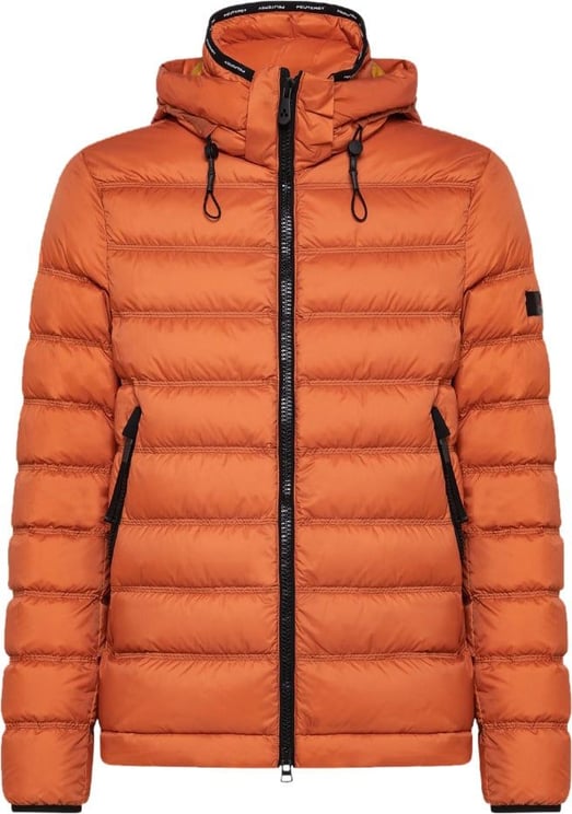 Peuterey Superlight and semigloss quilted down jacket Oranje