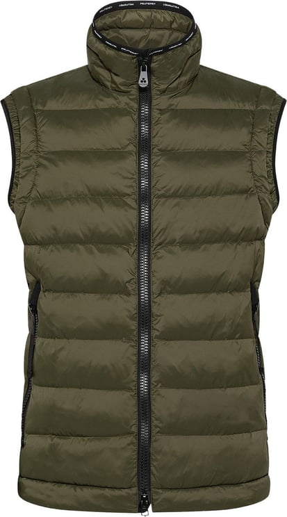 Peuterey Superlight, semi-matt sleeveless jacket Groen