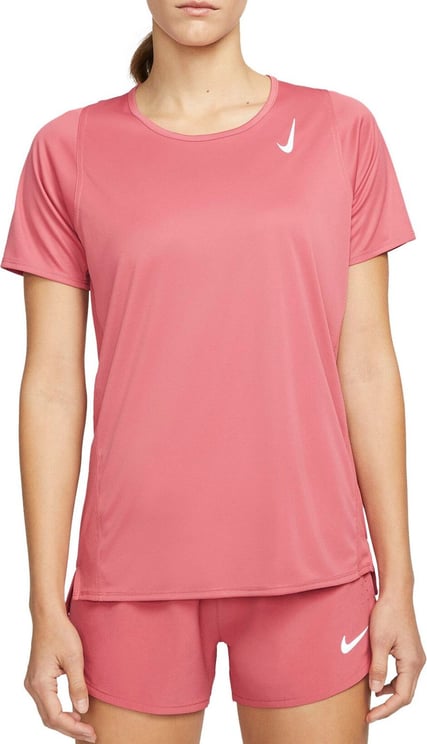 Nike Dri-fit Race Hardloopshirt Dames Roze Roze