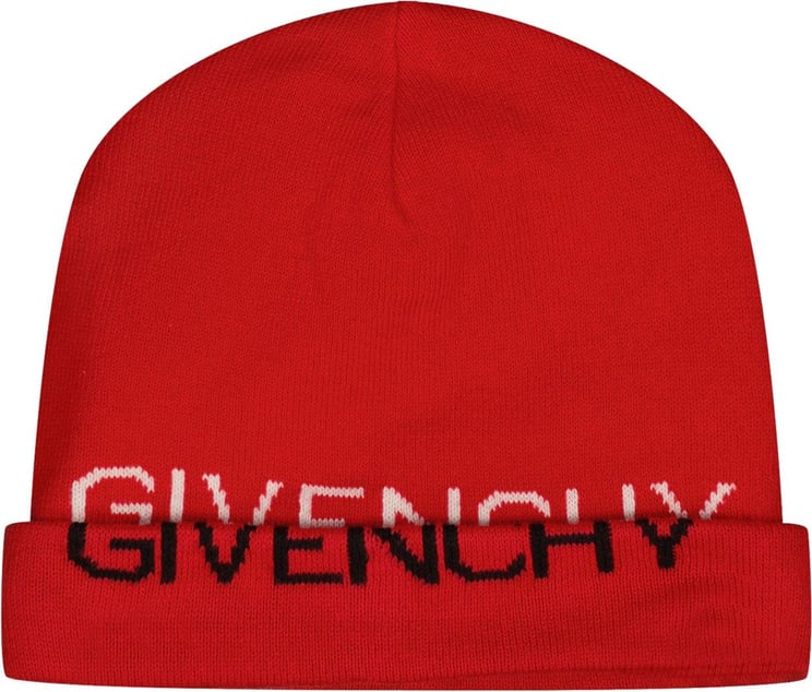 Givenchy Givenchy H01038 babymutsje rood Red