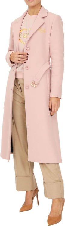 Love Moschino Coats Pink Roze