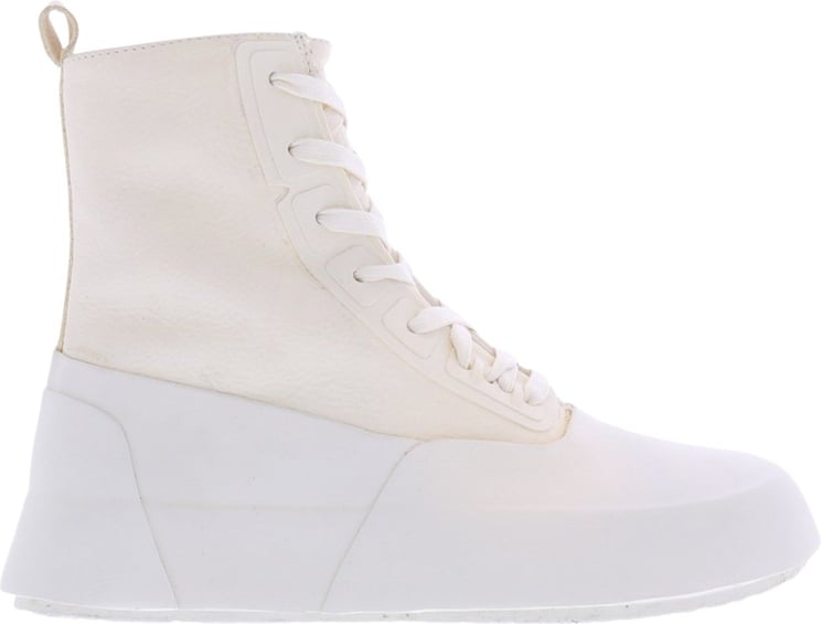 Leather Mix Hi-Top Sneaker Off