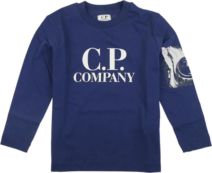 CP Company Long Sleeve Blueprint Blauw