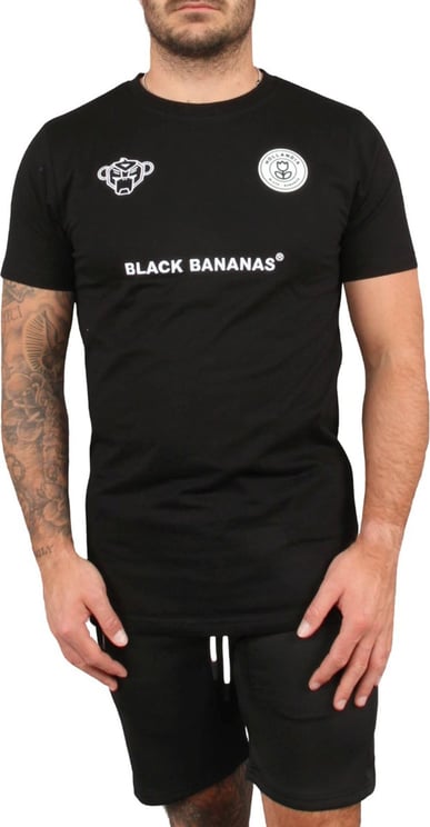 Black Bananas F.C Basic T-Shirt Zwart