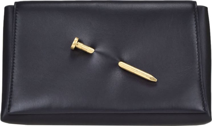 Nail Leather Clutch