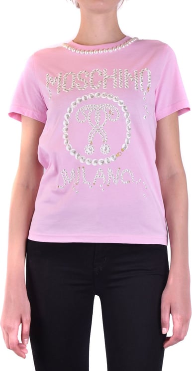 Moschino T-shirts Pink Roze
