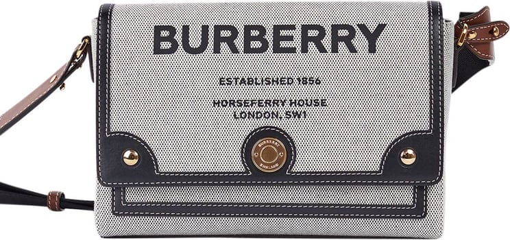 Burberry Medium Note Bag Grijs